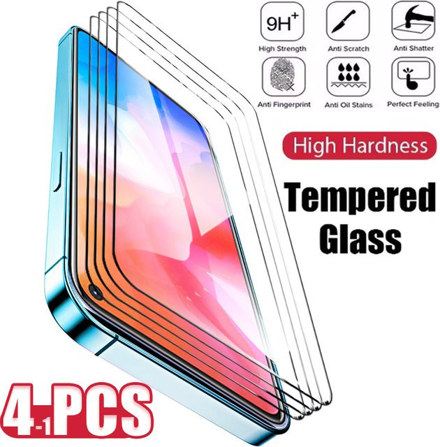 HD 9H Kristall Gehärtetes Glas als Display Schutz für vivo Y30 Y31 Y32 Y33s Y35 Y52 Y53s Y55 Y70 Y72 Y76 Y78 in Transparent mit voller Abdeckung - Bild 1