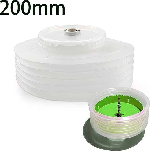 Elektrische Staubschutz-Abdeckung für Hammerbohrer mit Staubkollektor in Transparent - Bild 1