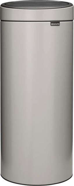 Brabantia Touch Mülleimer mit herausnehmbarem Inneneimer, Grau, 30 Liter - Bild 1