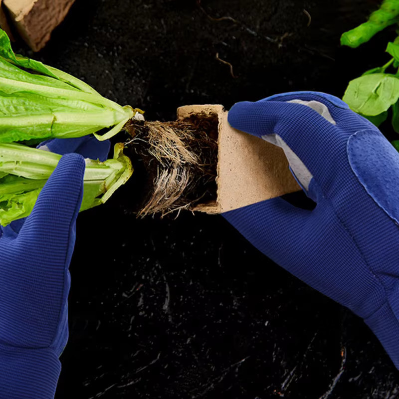 Aihogard Gartenhandschuhe mit langem Unterarmschutz, 1 Paar dornensichere Handschuhe zum Pflanzen und Graben - Bild 2