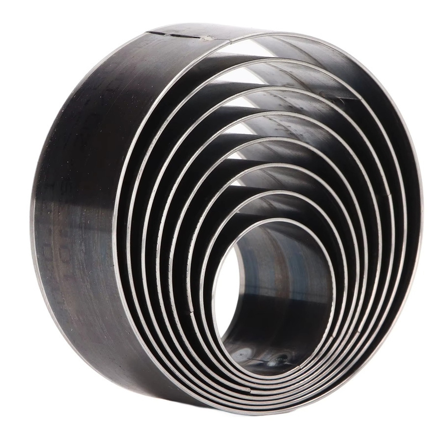 ZJCHAO Runde Schneidform und Stanzform Set aus Metall in Silber, Durchmesser: 25–60 mm - Bild 2
