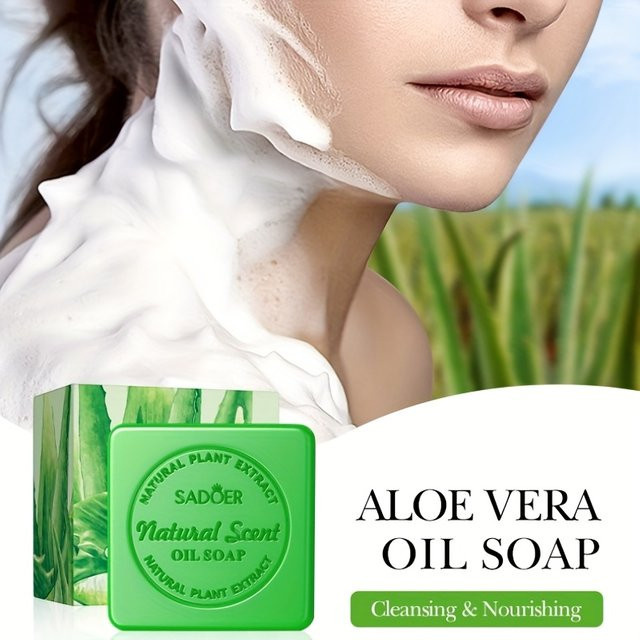 Sadoer Aloe Vera Seife, 100g, Unisex - Bild 1