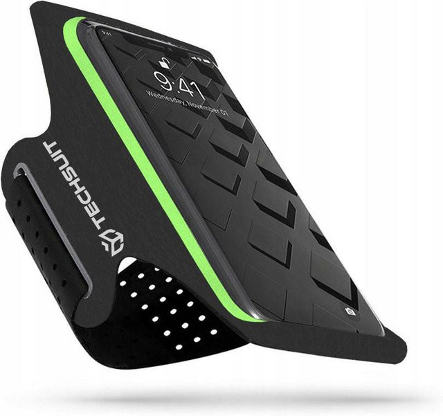 Techsuit Sports TH10 Universelle Handyhülle für Smartphones bis max. 6,5 Zoll in Grün - Bild 1