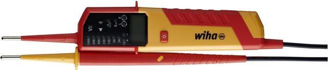 Wiha eMobility Spannungs- und Durchgangsprüfer 12 - 1000 V AC, CAT IV, Rot - Bild 1
