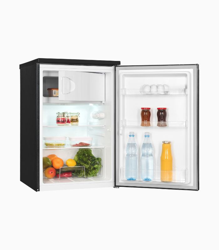 KS515-4-051C Kühlschrank in Silver mit Inoxlook, Standgerät mit reversiblem Türanschlag und LED-Innenbeleuchtung, B/T/H: 55,7 x 54,9 x 143,0 cm - Bild 2
