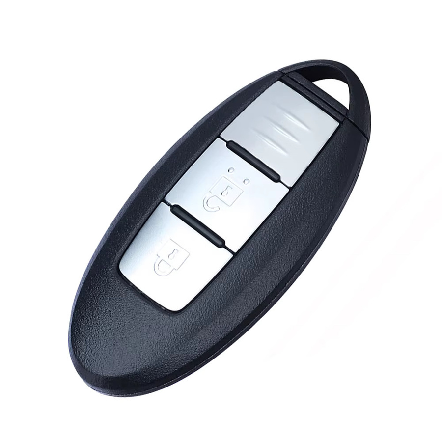DIYKEY Fernschlüsselanhänger für Nissan Micra Juke Leaf Note Cube Navara NV200 Patrol Tiida Frontier 433 MHz ID46 in Schwarz - Bild 2