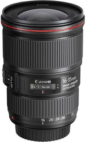 Canon EF 16-35mm f/4L IS USM Weitwinkel-Objektiv in Schwarz - Bild 1