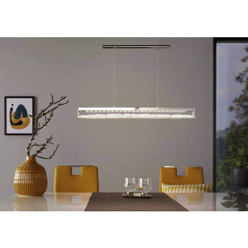 Eglo Hängeleuchte CARDITO 1 in Silberfarben aus Aluminium und Stahl mit dimmbarer LED - Bild 2