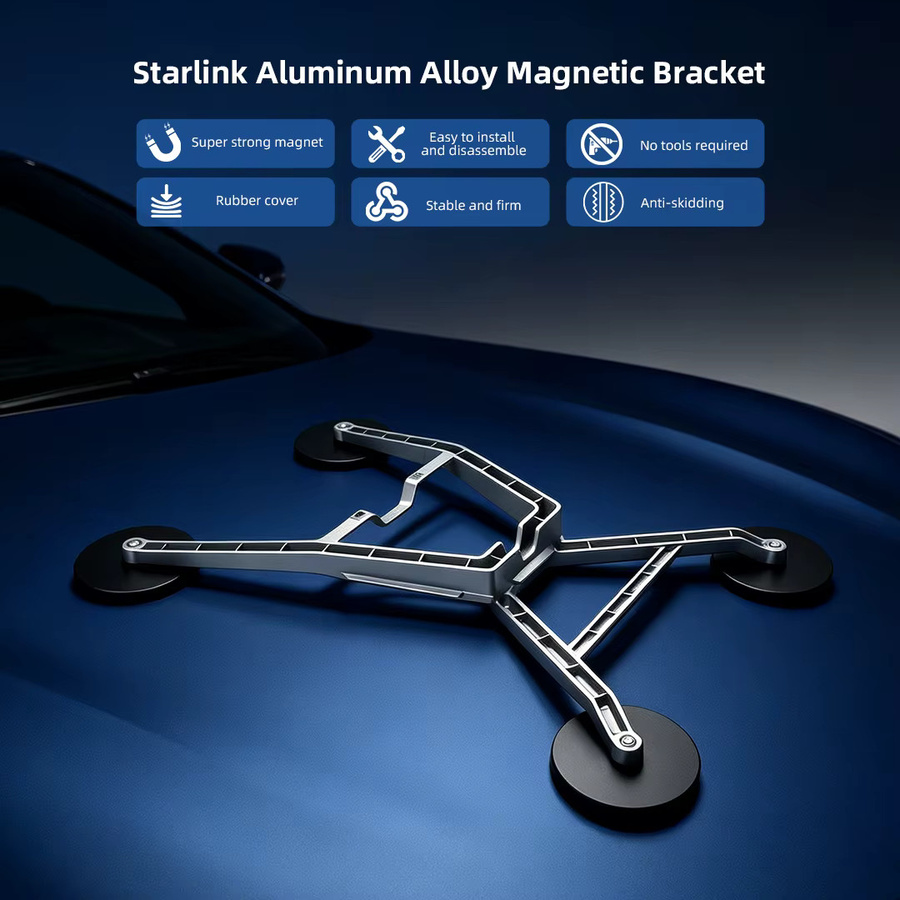 Starlink Gen3 Magnetische Dachhalterung aus Aluminiumlegierung für Wohnmobil, Van und Boot - Bild 5