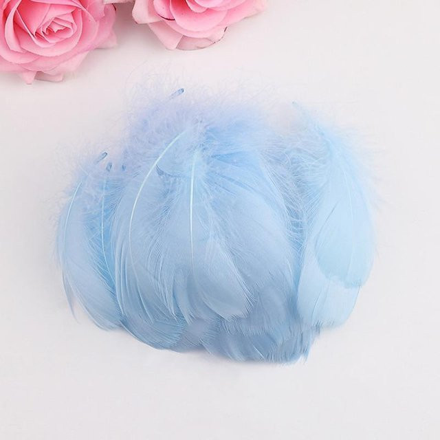 Love Home Garden Dekofedern Transparent für Bobo Ballons und Geschenkboxen, 100 Stück - Bild 1