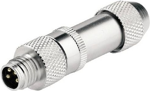 Weidmüller Sensor-Aktor-Steckverbinder M8 Stecker, 3-polig, Farbe: Silber - Bild 1