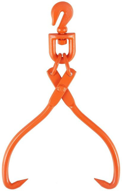 Buying Solutions MB Holzrückenzange aus Stahl, 18 Zoll, 2-Backen Holzhebezange in Orange, Tragfähigkeit 350 kg - Bild 1