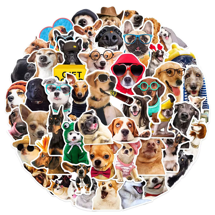 Charile Hunde-Graffiti-Aufkleber, Tier-Welpen-Meme-Sticker, multicolour - Bild 2