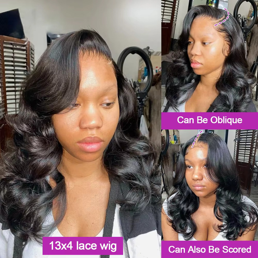 HJ WEAVE BEAUTY Bob-Perücke, Body Wave, 100% Echthaar, Damen - Bild 3