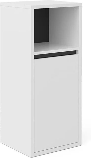 Vicco Midischrank Viola für das Badezimmer, Weiß/Anthrazit, B/T/H: 38 x 16 x 80 cm - Bild 1