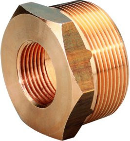 Schneider Electric Reduzierstück RDS-G1/2a x G1/4i-SB aus Messing in Gold - Bild 1