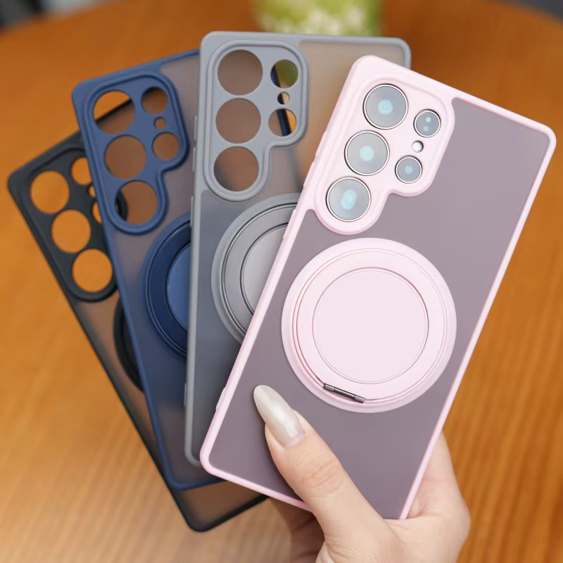 Transparente matte magnetische Schutzhülle für Samsung Galaxy S26 Ultra S25 Edge S24 S23 FE Plus A36 A56 A55 A35 Stoßfeste Handyhülle - Bild 2