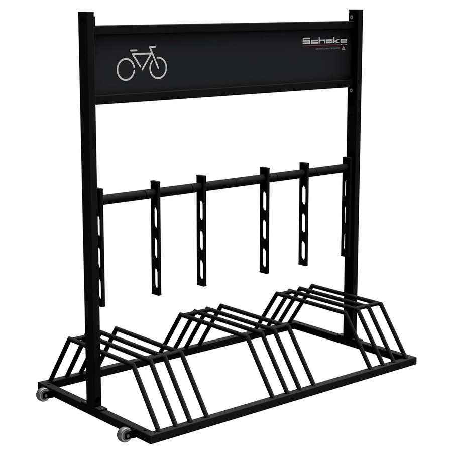 Schake Fahrradständer Mobil Werbeschild Basismodel Tiefschwarz - Bild 2