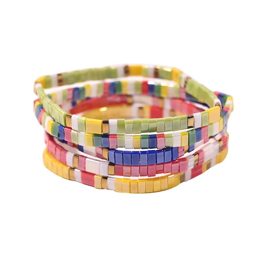 MOON GIRL Armband, 7-teilig, Tila-Perlen, Glas, Damen, bunt - Bild 2