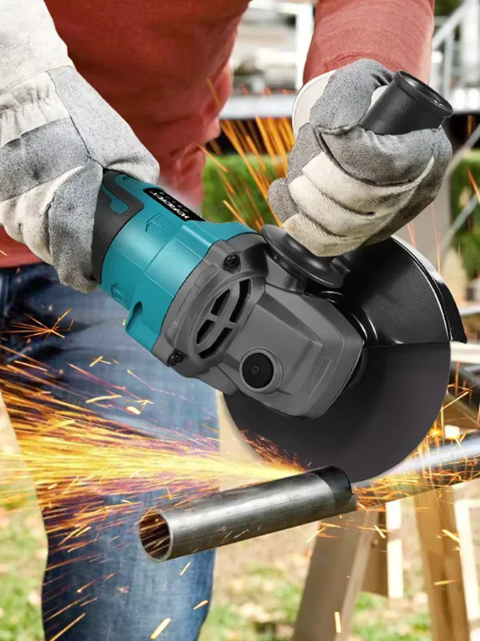 YOFIDRA Bürstenloser Winkelschleifer 125 mm mit 3 Gängen, kabellos, 21 V, kompatibel mit Makita LXT, zum Schleifen, Polieren und Schneiden von Metall und Holz - Bild 7