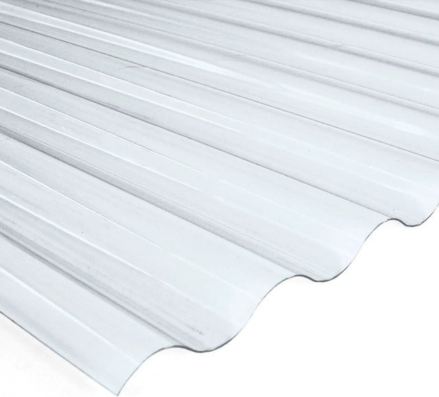 GUTTA Wellplatte Sinus 76/18 aus PVC in Transparent, Breite: 80 cm, Länge: 120 cm, Stärke: 0,65 mm - Bild 1