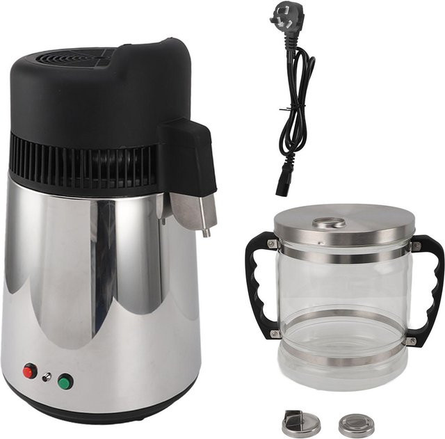 Aimo Vollautomatisches Wasserdestilliergerät für die Arbeitsplatte, 6 l, Silber/Edelstahl/Kunststoff - Bild 1