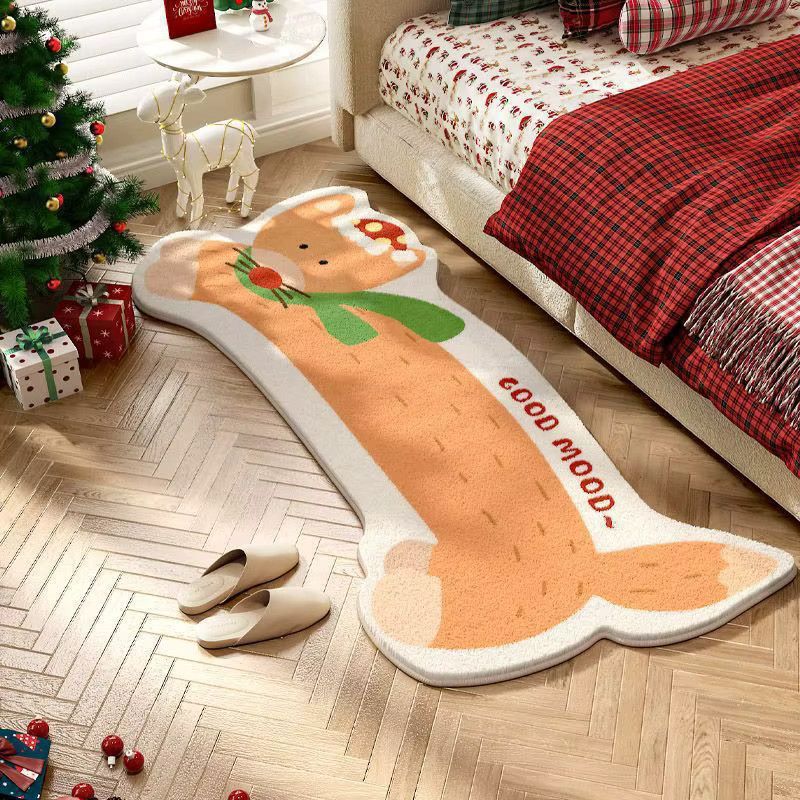 VIKAMA Teppich aus Anti-Schaf-Fasern für Schlafzimmer und Wohnbereich in Weihnachtsoptik - Bild 1