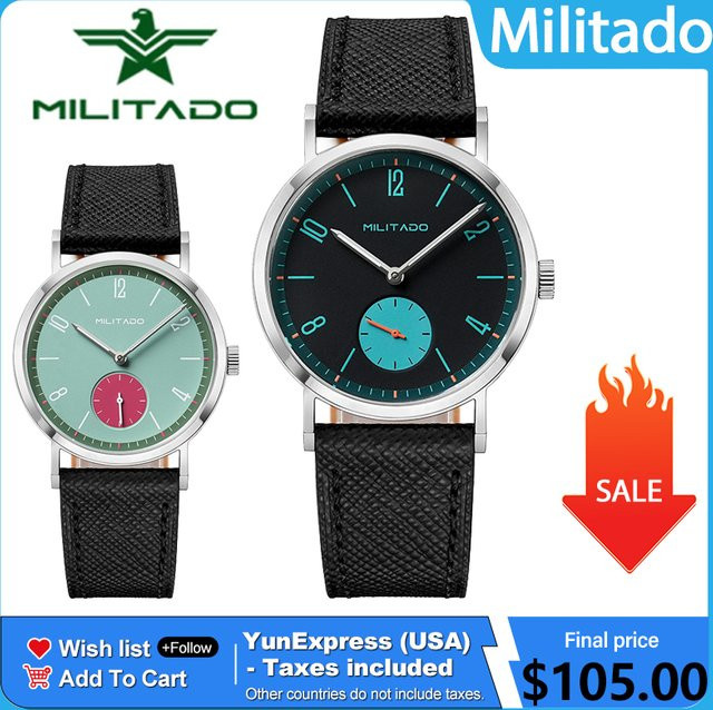 Militado Taucheruhr, Automatik, Edelstahl, Saphirglas, Herren - Bild 1