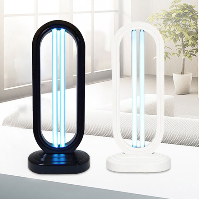 Alloet UV-Licht-Sterilisator mit 3-Stufen-Timer und Fernbedienung, 38W UVC-Lampe zur Desinfektion in Schwarz, B/T/H: 41,5 x 18,0 cm - Bild 1