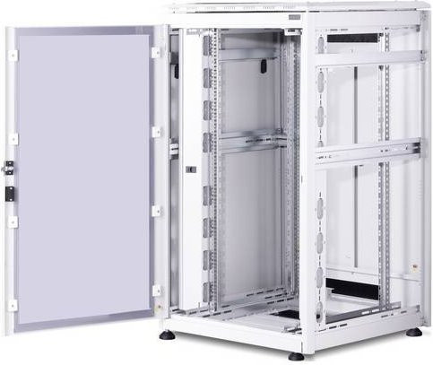 Digitus Netzwerkschrank DN-19 26 HE, 19 Zoll, B/T/H: 800 x 1342 x 800 cm, Grau/Lichtgrau - Bild 1