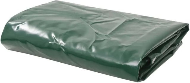 vidaXL Abdeckplane aus PVC in Grün, 650 g/m², Breite: 1,5 m, Länge: 6 m - Bild 1