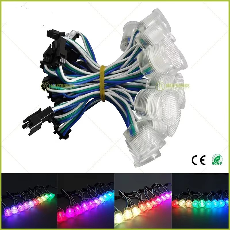 Wasserdichte WS2811 RGB LED Module mit SMD5050 Pixeln, Durchmesser: 20 mm, DC5V - Bild 4
