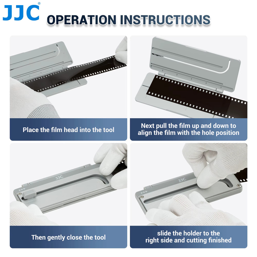 JJC Filmleiter-Cutter Trimmer für Leica IIIA IIIC IIIF IIIG 3A 3C 3F 3G in Weiß - Bild 5