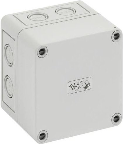 Spelsberg Universal-Gehäuse TK PS 99-8-m aus Kunststoff in Grau, B/T/H: 94 x 94 x 81 mm - Bild 1