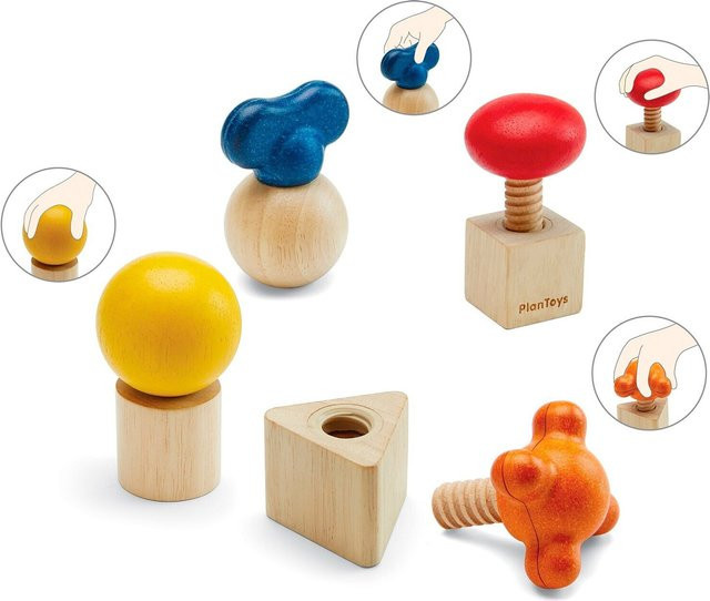 Plantoys Schrauben und Muttern, ab 2 Jahren - Bild 1