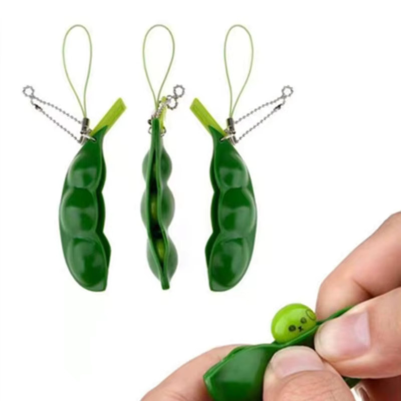 WOHLTAO Schlüsselanhänger, Grüne Bohnen, Unisex - Bild 2