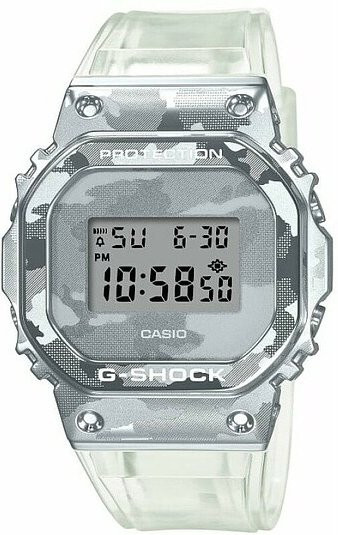 Casio G-Shock Digitaluhr, Quarz, Kunststoff, Grau, Damen - Bild 1