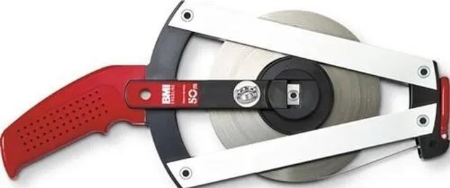 BMI Rahmenbandmaß ERGOLINE L, gelbes Band, Breite: 13 mm, Länge: 50 m - Bild 1