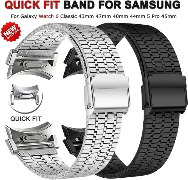 CAOWTAN Uhrenarmband Edelstahl, Silber, Unisex - Bild 1