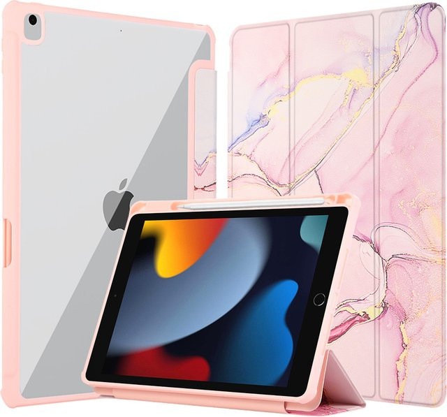 Apple Acryl-Hülle für iPad Air 11 M2 M3 M4, iPad Pro 11 und 13, iPad Air 4 und 5 sowie iPad 7. bis 10. Generation, Farbe: Pink - Bild 1
