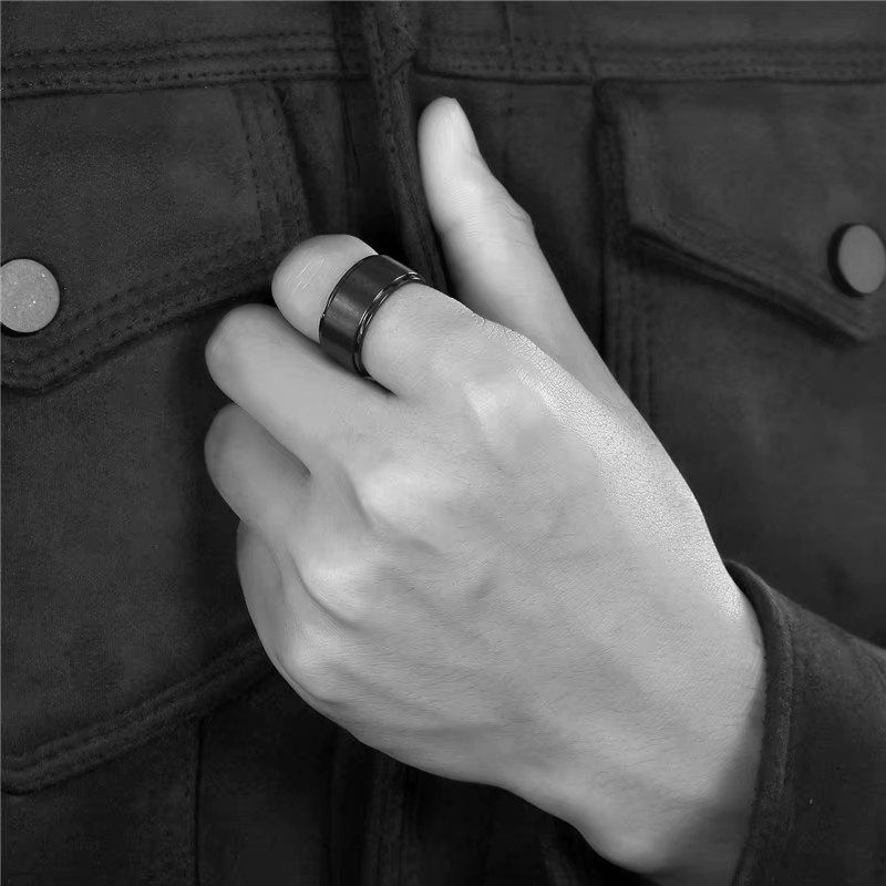 Tigrade Ring Titan, Schwarz, Gebürstet, Unisex - Bild 3