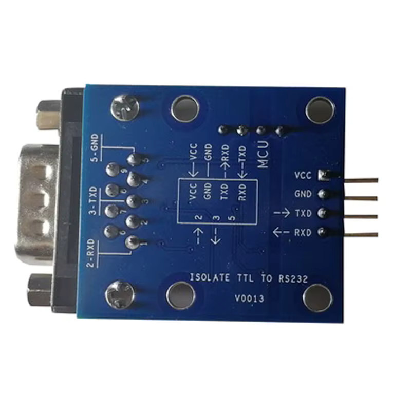 ReYeBu RS232 zu TTL Modul mit Signal-Isolation, Serielle Schnittstelle 3,3 V und 5 V, Blau - Bild 2