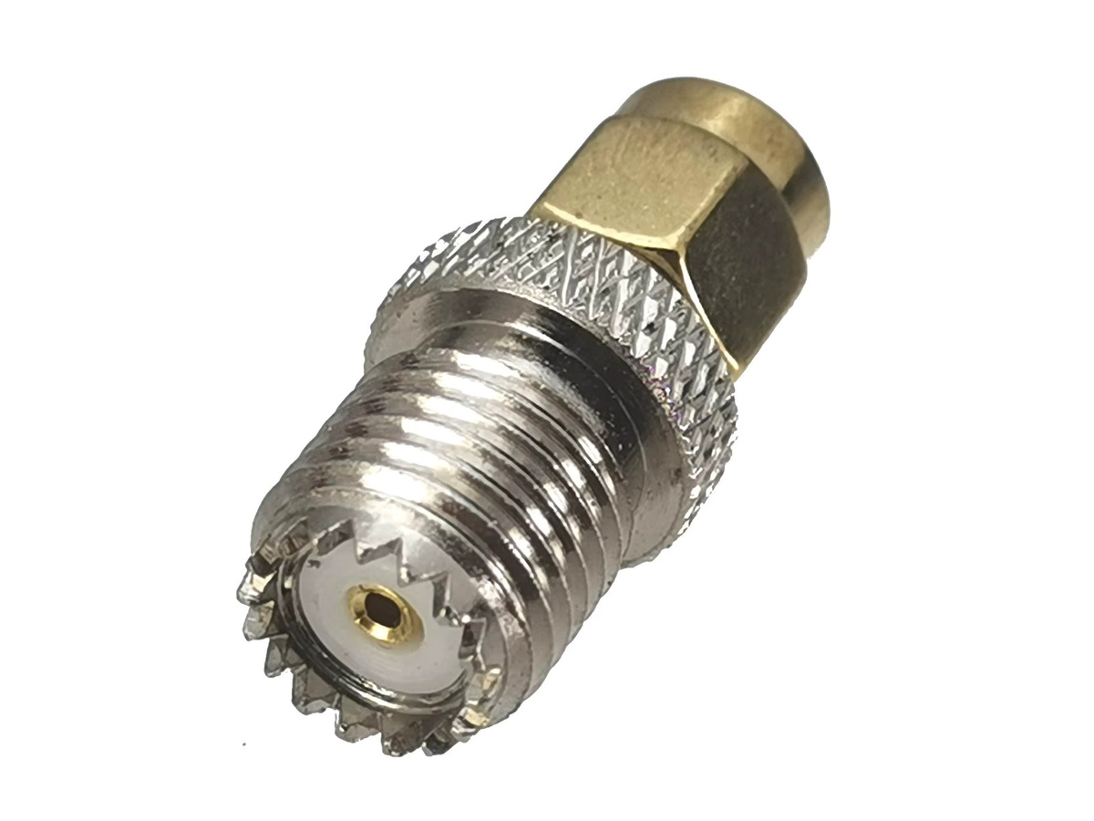 SMA Stecker auf Mini UHF Buchse RF Koaxial Konverter, gerade 50 Ohm Drahtanschluss - Bild 2
