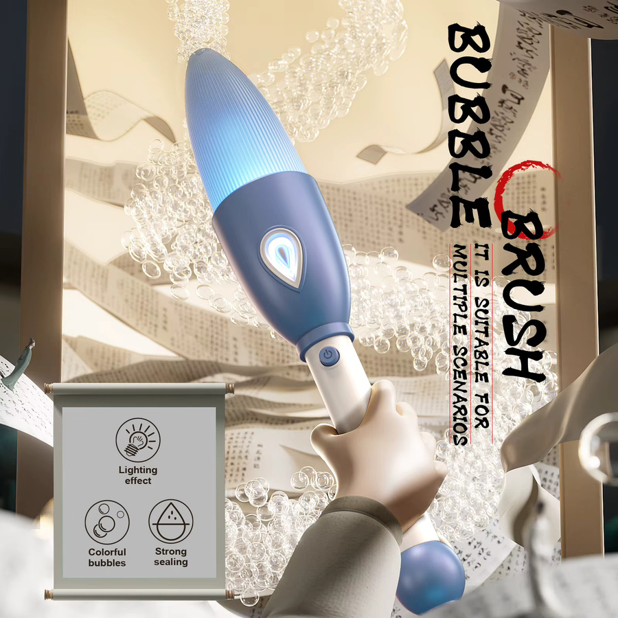 Kmoist Magischer Schreib-Blasenformer Stift, Elektrisches Blasengebläse, Braun - Bild 5