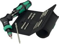 Wera Kraftform Kompakt Pistol RA-R 2 Bit-Satz in Schwarz Grün Multicolour - Bild 1