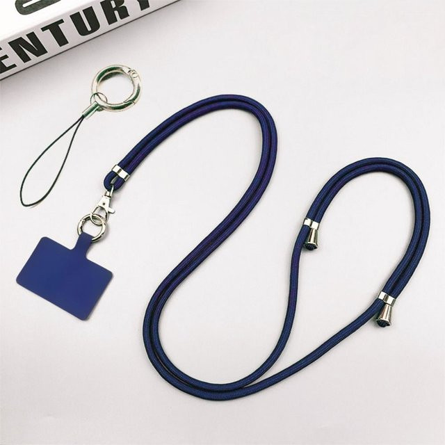 SHhuale Anti-Verlust-Handygurt-Lanyard in Dunkelblau, verstellbares universelles Handy-Lanyard für den Außenbereich - Bild 1