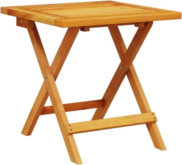 vidaXL Garten-Beistelltisch aus Akazien-Massivholz in Braun, B/T/H: 40 x 40 x 40 cm - Bild 1