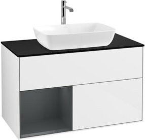 V&B Waschtischunterschrank Finion 100 in Weiß lackiert, B/T/H: 100 x 50,1 x 50,1 cm - Bild 1