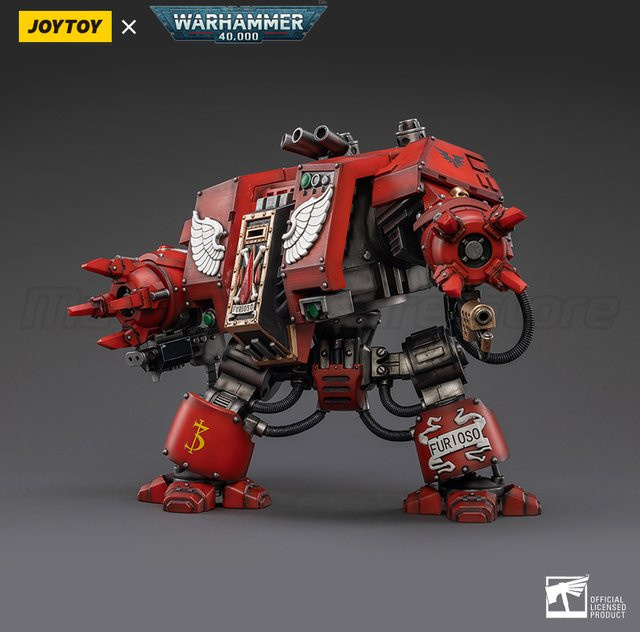 JOYTOY Warhammer 40K Blood Angels Furioso Dreadnought Brother Samel, Actionfigur, 1/18 - Bild 1