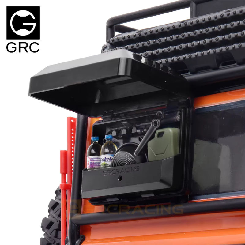 GRC RC Auto Zubehör 1/10 Scale Simulation Toolbox/Tasche aus Kunststoff in Schwarz oder Weiß G172BS/W/B - Bild 4